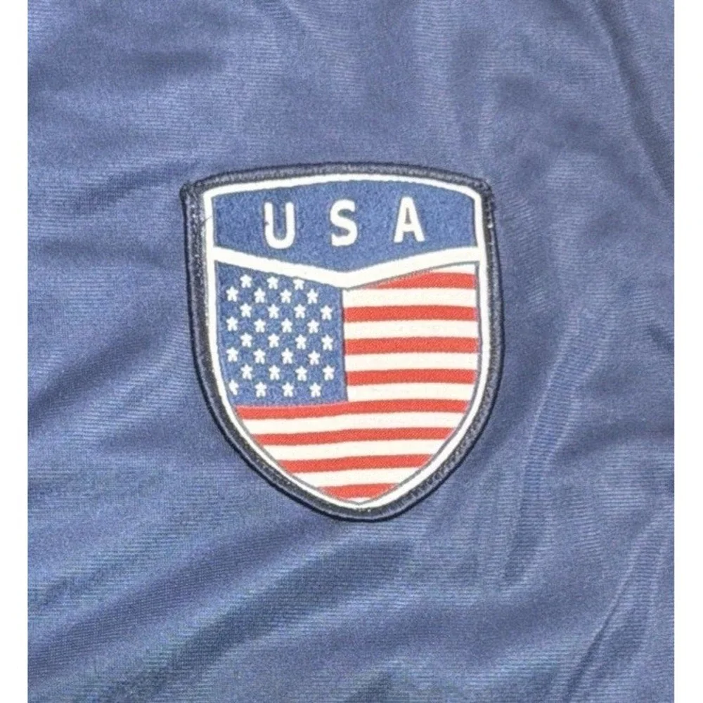 GOL Team USA Soccer Track Jacket Embroidered USA full Zip Lightweight Sz. Medium